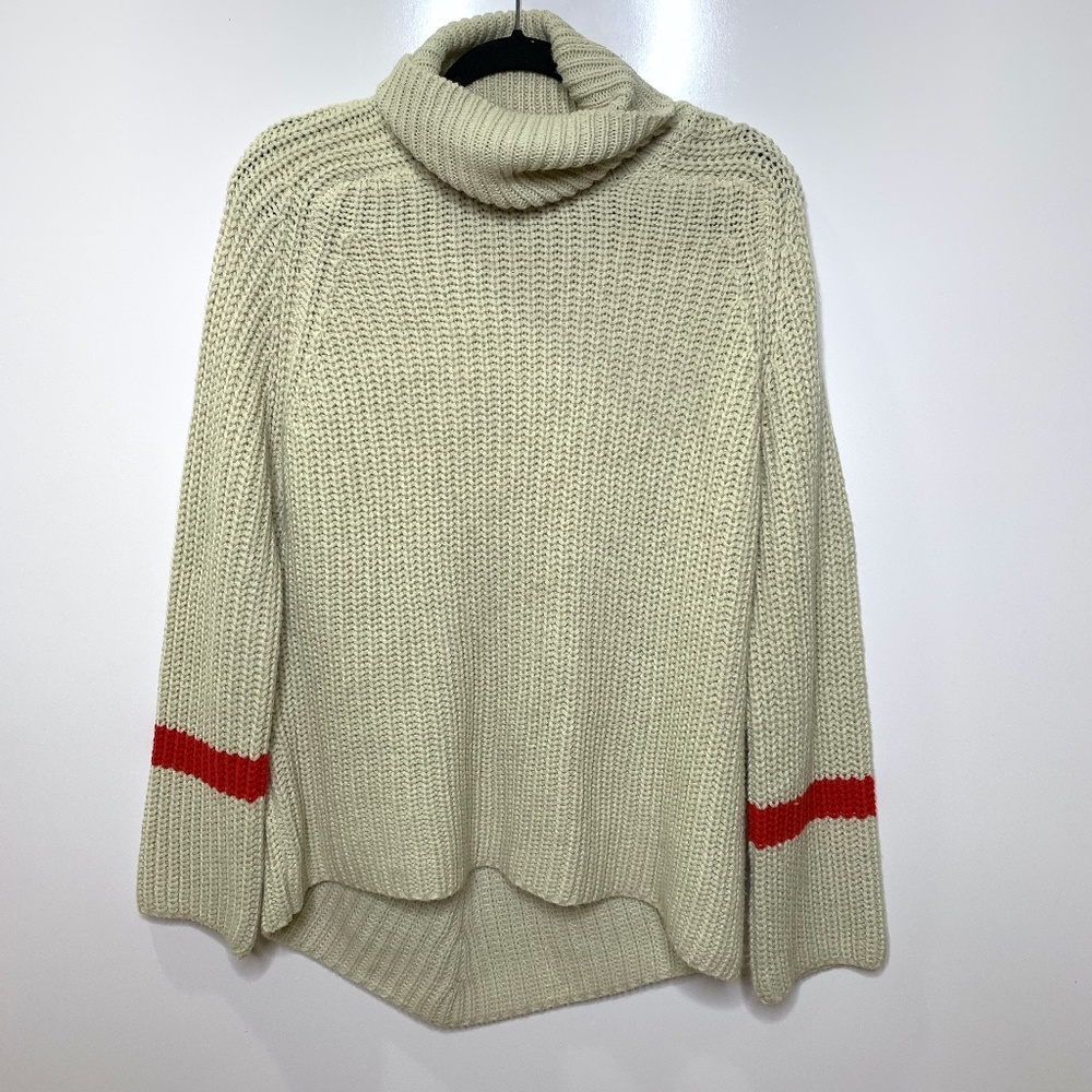 RDI Women Knit Sweater Turtle Neck Size XS Cream